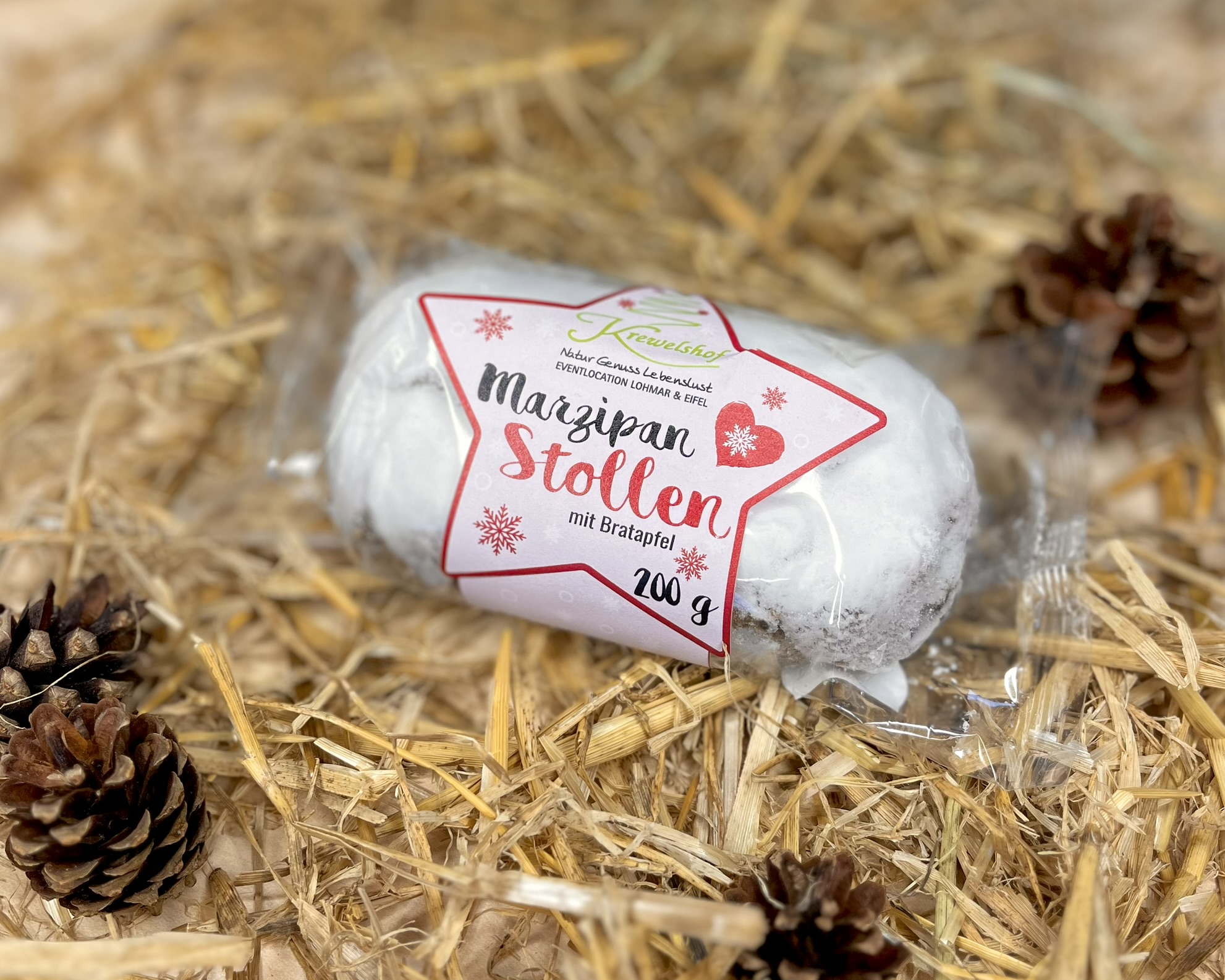 ***Angebot***Krewelshofer Marzipan Stollen Bratapfel