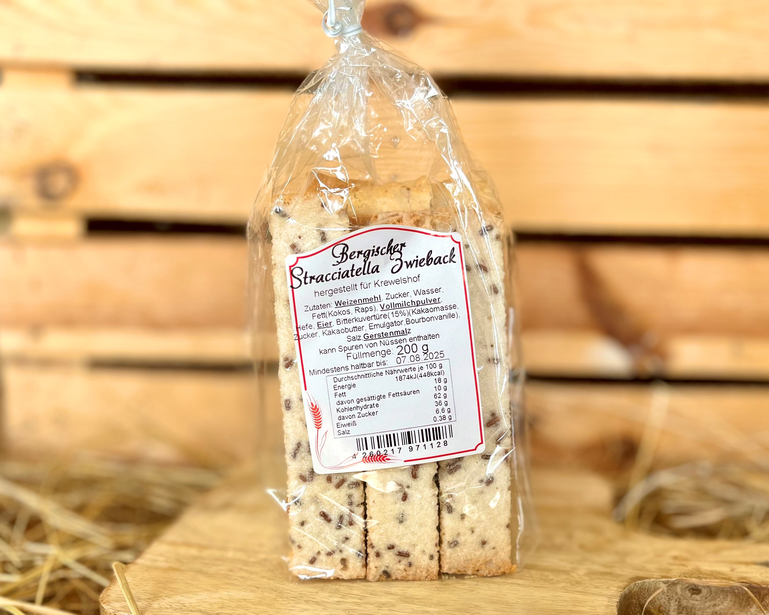 Bergischer Stracciatella Zwieback