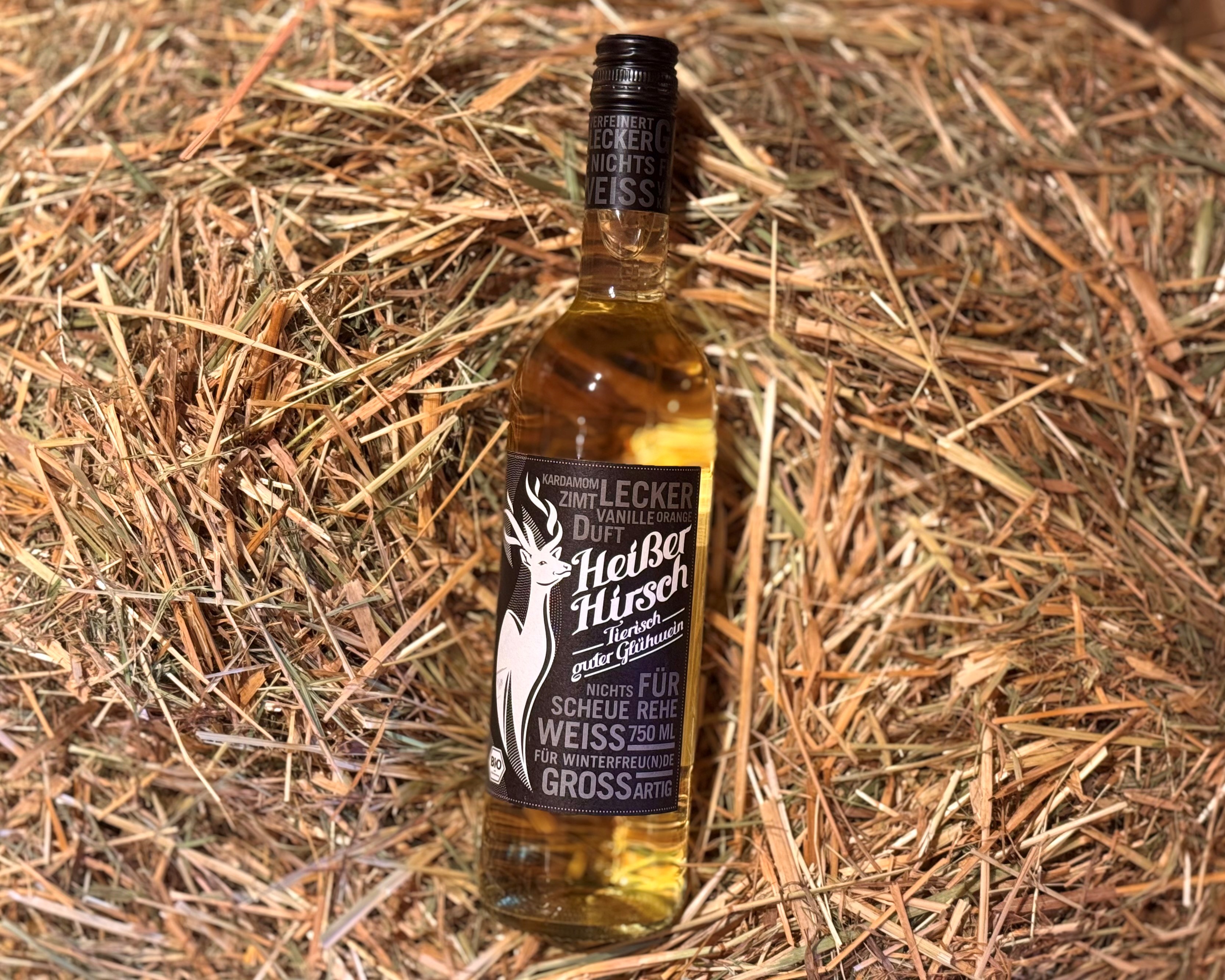 Heißer Hirsch- Tierisch guter Glühwein weiss