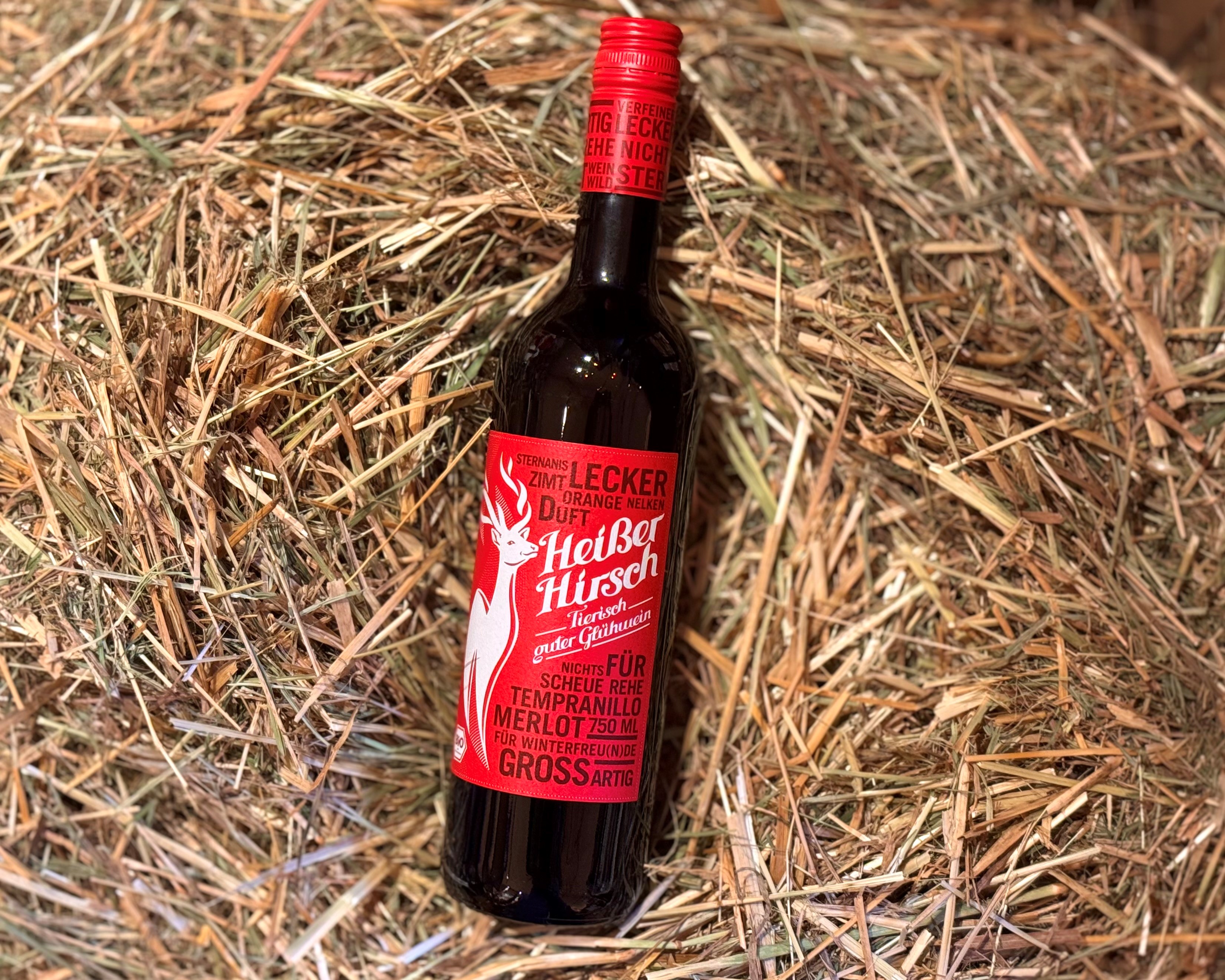 Heißer Hirsch- Tierisch  guter Glühwein rot 
