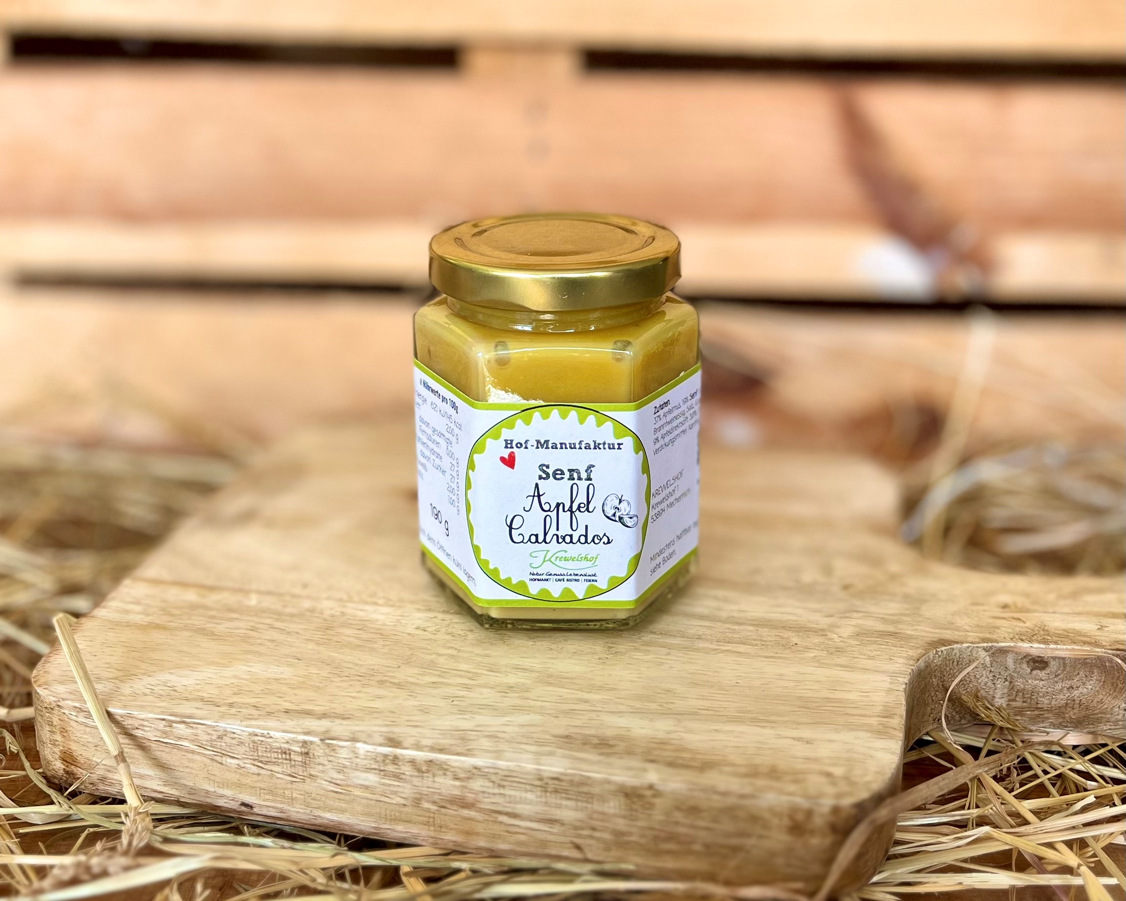 Apfel Calvados Senf