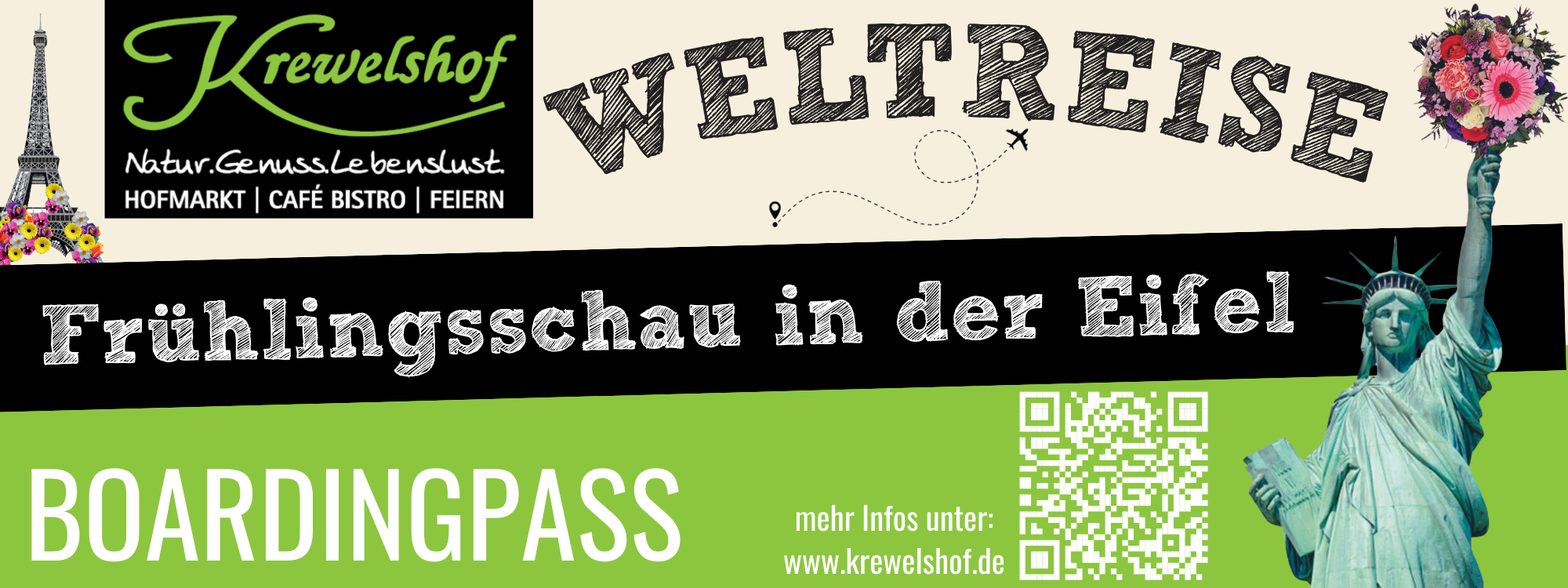 Frühlingsschau-Ticket 2024  "Weltreise" Eifel