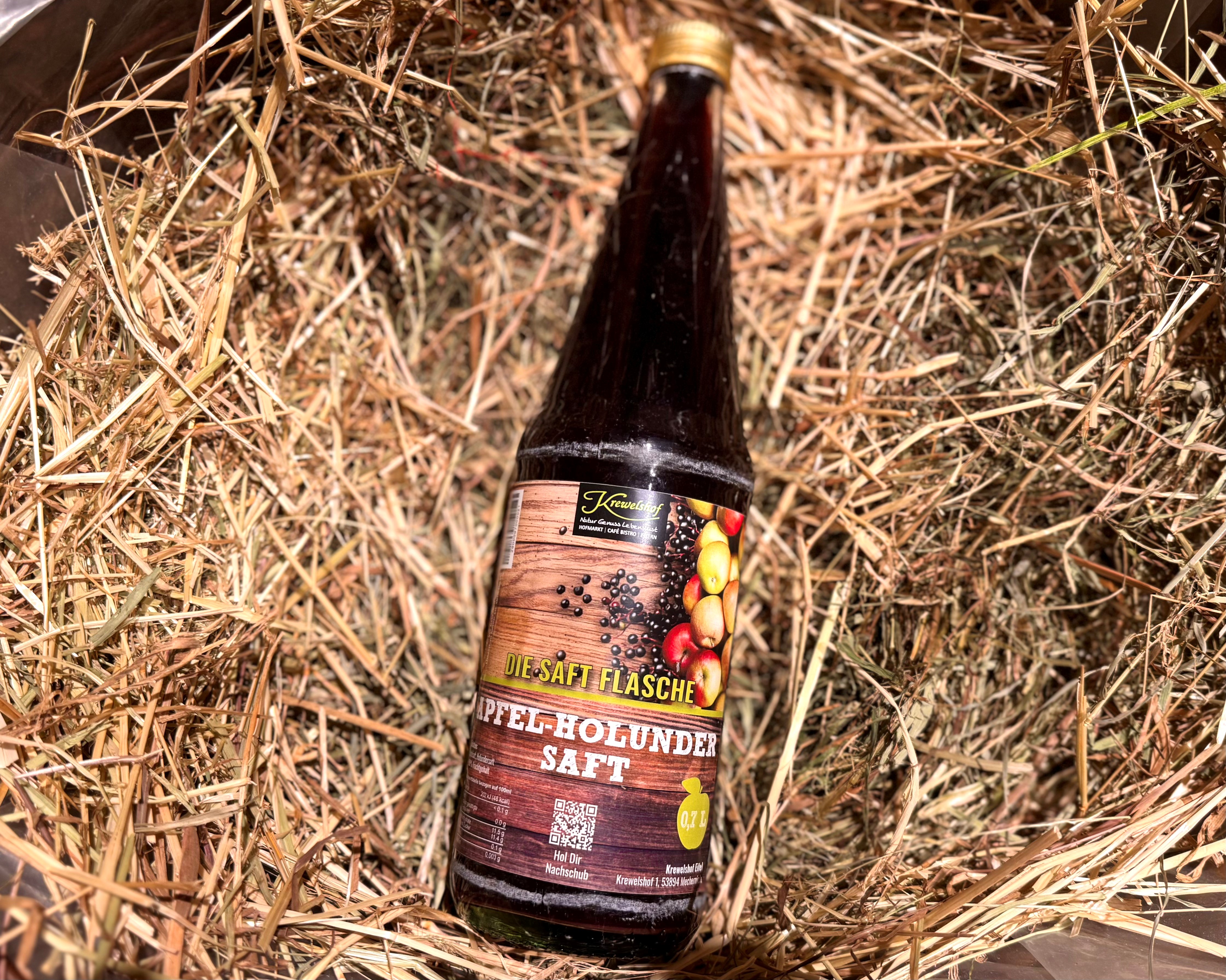 Apfel -Holunder Saft