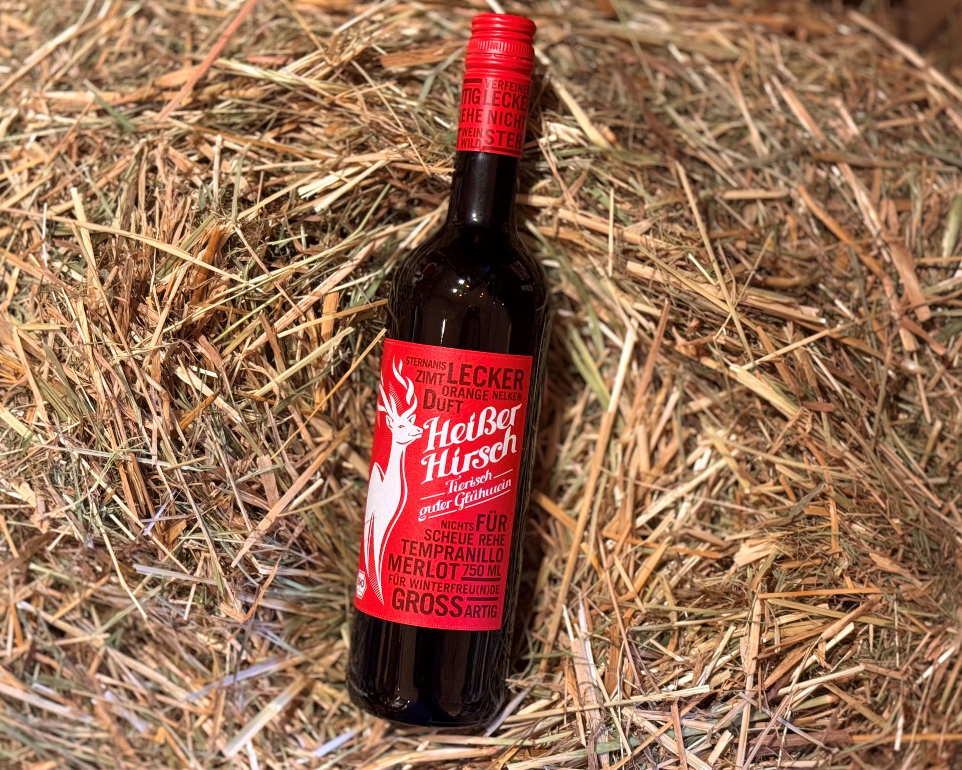 Heißer Hirsch- Tierisch guter Glühwein rot